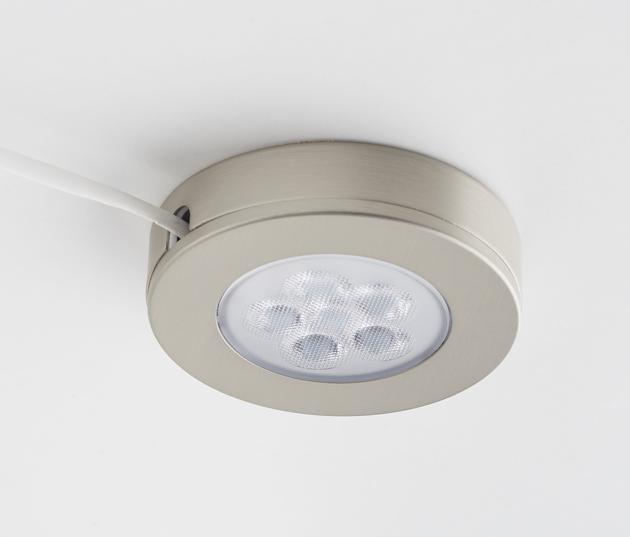 Šviestuvo LEDI apvadas išoriniam montavimui (plieno/balta)