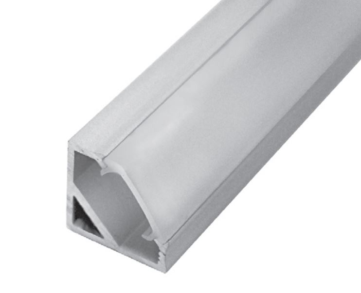 Užbaigimai LED lentynų profiliui