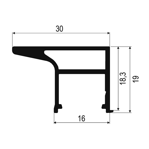 Rūbų kartelė LINEAR