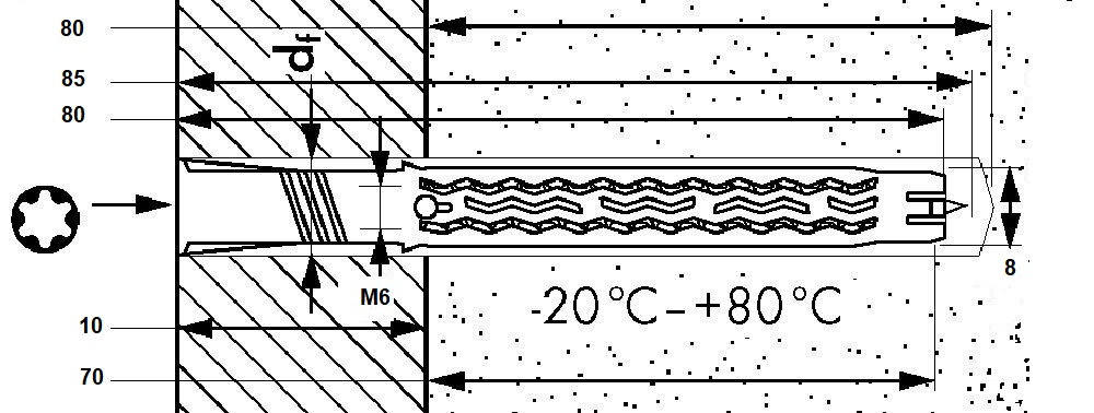Ruletė BMI twoCOMP (3 m)