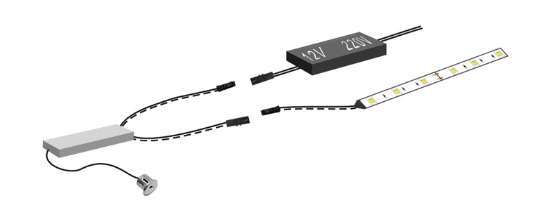 Kabelis litavimui 2×0.35mm² baltas