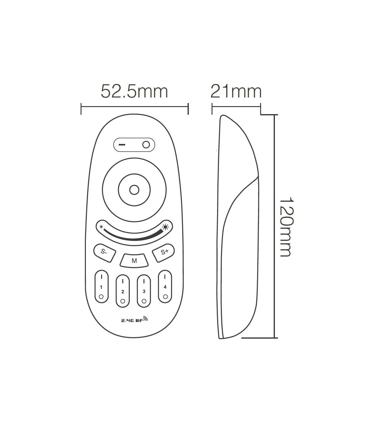 Pultelis 4 zonoms RGB (EKO)